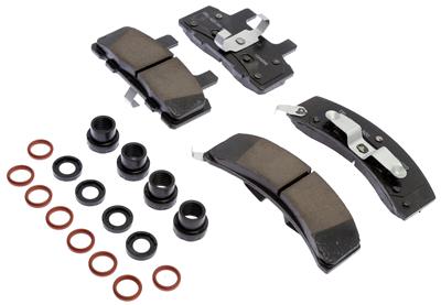 ACDelco Brake Pads, Professional DuraStop, Ceramic, Front, Hardware Included, Cadillac, Chevy, GMC - 17D369CHF1