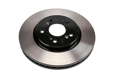 ACDelco Disc Brake Rotor, Front, Vented, Solid Surface, Cast Iron, Black E-Coat, Acura, Honda, Each - 18A2463