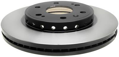ACDelco Disc Brake Rotor, Front, Vented, Solid Surface, Cast Iron, Natural, Chevrolet, GMC, Each - 18A2661