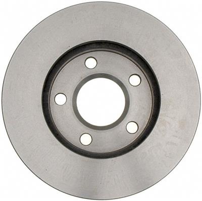 ACDelco Disc Brake Rotor, Front, Vented, Solid, Smooth Surface, Cast Iron, Black E-Coat, Buick - 18A559