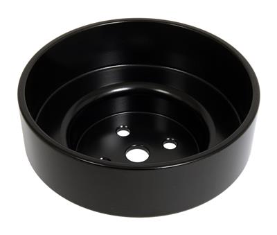 ACDelco Water Pump Pulley, Steel, Smooth, Black, Each - 19418445