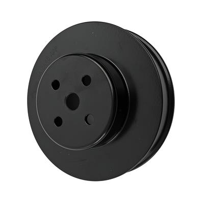 ACDelco Water Pump Pulley, Serpentine, Steel, Black, 6.00 in. O.D., Chevy, Pontiac, 10055880, Each - 19418448