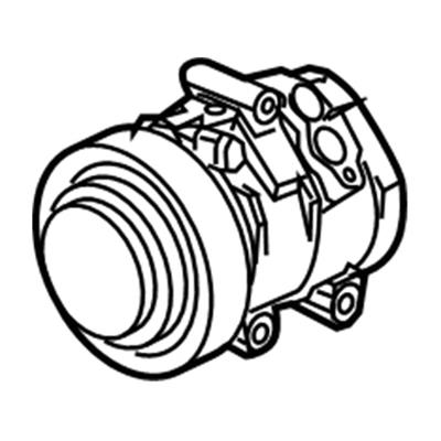 ACDelco Air Conditioning Compressors, ACDelco GM Genuine Parts Air Conditioning Compressors, 10S17C - 19436031