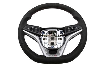 ACDelco Steering Wheel, Suede, Stock Replacement, Black, Chevrolet, Each - 22896546