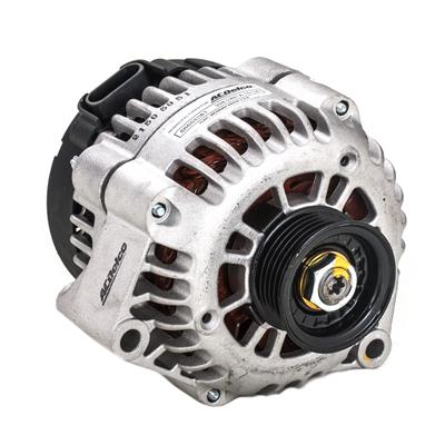 ACDelco Alternator, GM AD230 Case Style, 12 V, 105 amps, Internal Regulator, Serpentine Pulley - 3342491A