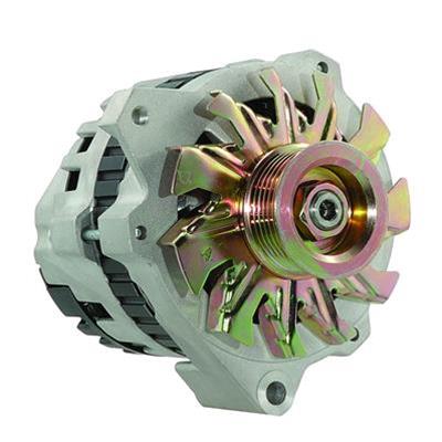 ACDelco Alternator, CS130, 105 Amp, Natural, Serpentine, Left Offset, Each - 3351040