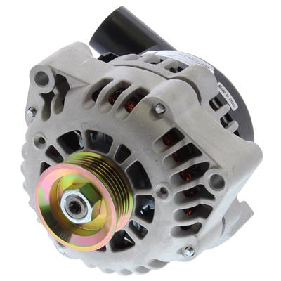 ACDelco Alternator, Delco CS130D Case Style, 12 V, 102 amps, Internal Regulator, Serpentine Pulley - 3351075