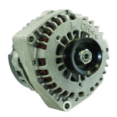 ACDelco Alternator, Delco Case Style, 12 V, 160 amps, Internal Regulator, Serpentine Pulley - 3351196
