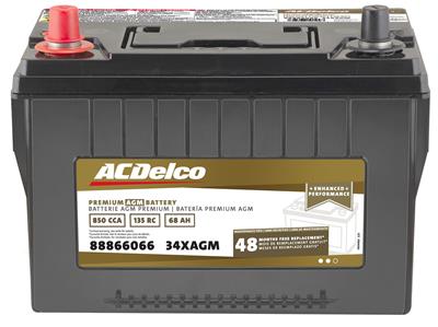 ACDelco Battery Asm, - 34XAGM