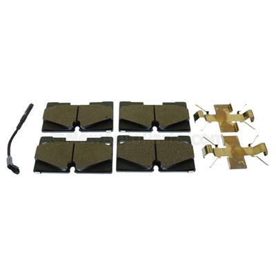 ACDelco Brake Pads, GM Genuine Replacement, Front, Ceramic, with Anti-Rattle Clips, Pad Wear - 85663434