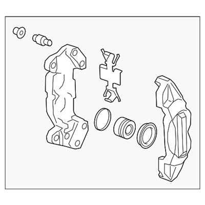 ACDelco Brake Calipers, ACDelco GM Genuine Parts Disc Brake Calipers, Aluminum, Black, Front Right - 86555792