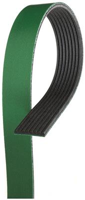 ACDelco Accessory Belts, ACDelco V-Ribbed Serpentine Belts, 59.00 in. Length, 8 Ribs, Each - K080585HD