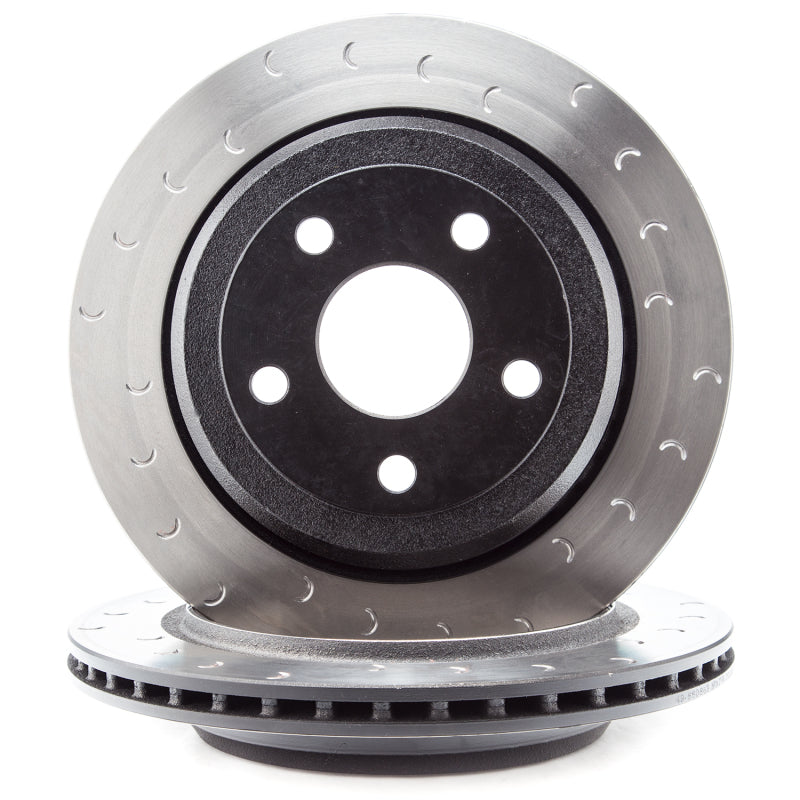 FR SPORT Alcon 2007+ Jeep JK-JL 330x22mm Rotors 4-Piston Red Calipers Rear Brake Kit (Includes...