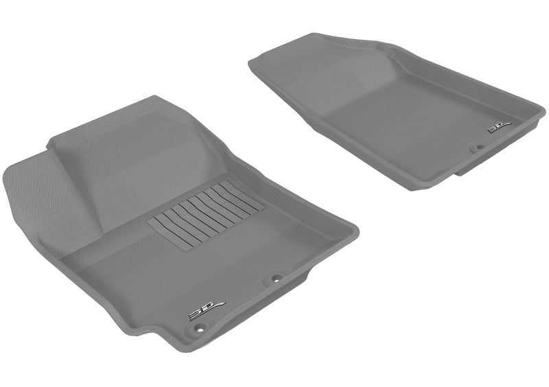 3D MAXpider 2012-2017 Kia Rio/Rio5 Kagu 1st Row Floormat - Gray L1KA01411501