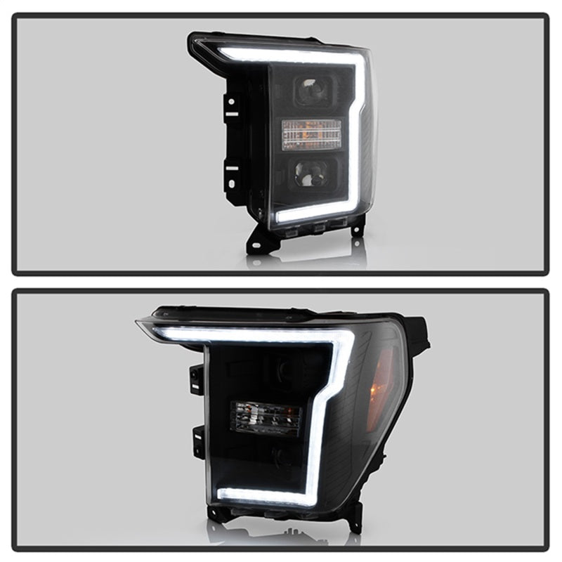 FR SPORT SPYDER Signature 20-21 Ford F150 (Halogen Model) Proj. Headlights - Black...