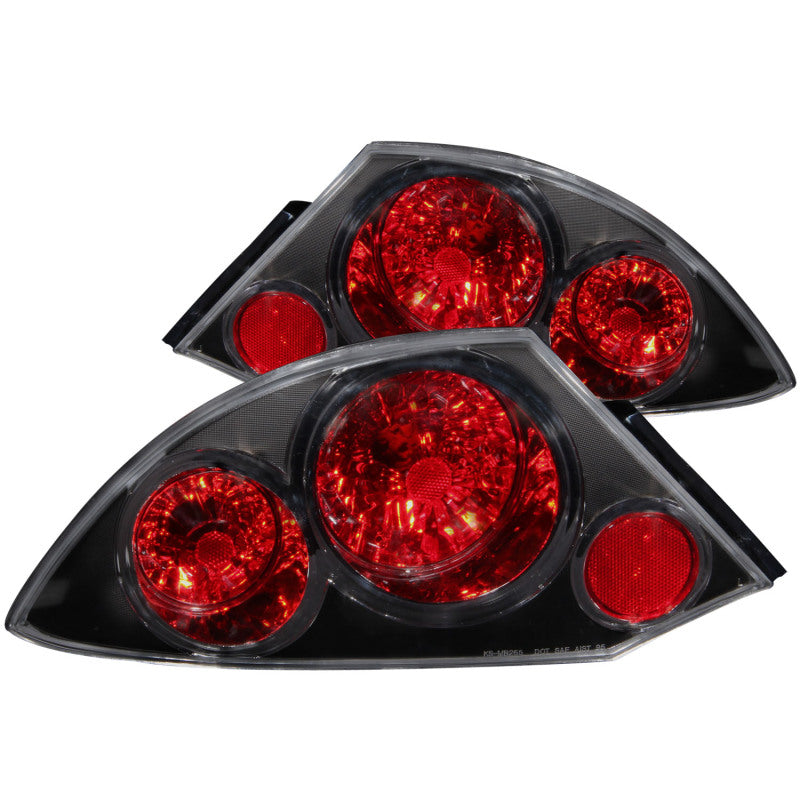 Anzo 2000-2005 Mitsubishi Eclipse Taillights Black