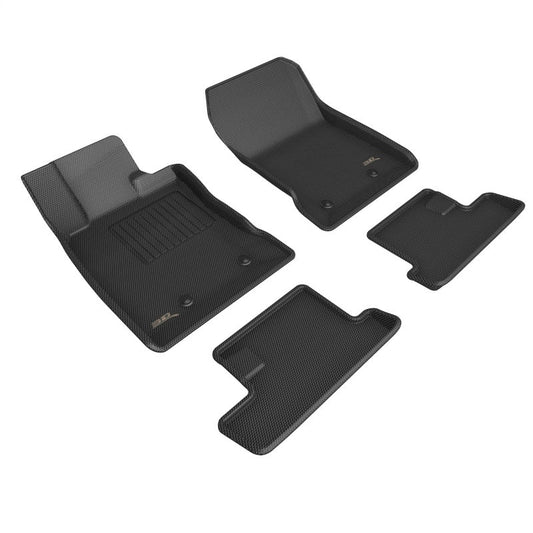 FR SPORT 3D MAXpider 2022 Toyota GR86 Kagu 1st & 2nd Row Floor Mats - Black L1TY28301509