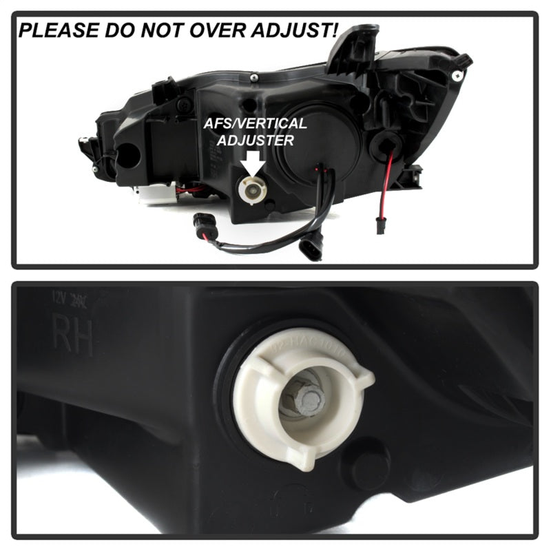 Spyder 15-17 Toyota Camry Projector Headlights - Black (PRO-YD-TCAM15-LB-BK) 5085382