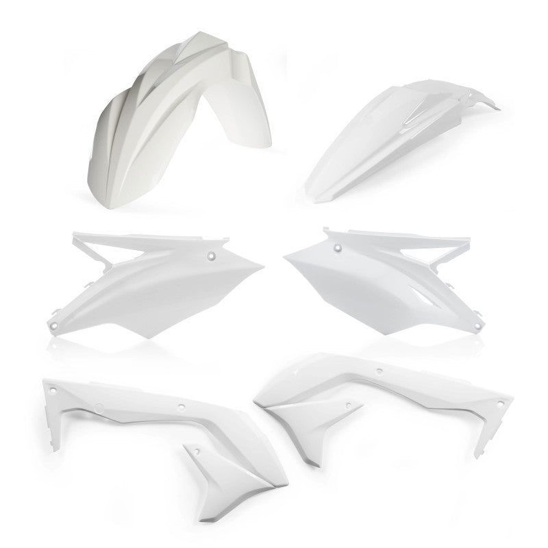 Acerbis 16-17 Kawasaki KX450F Plastic Kit - White 2449610002