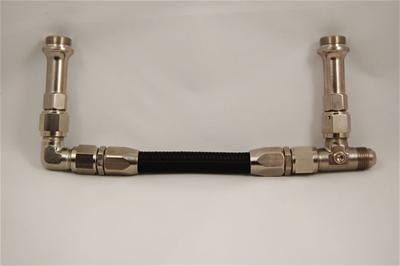 AED Performance Fuel Line, Braided Nylon, Holley, 4150, 4150 HP, -6 AN Inlet, Kit - 6095EB