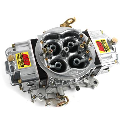 AED Performance Carburetor, HO-Series, 950 cfm, Square Bore, Dual Inlet, Silver Finish, Black - 950HOBK
