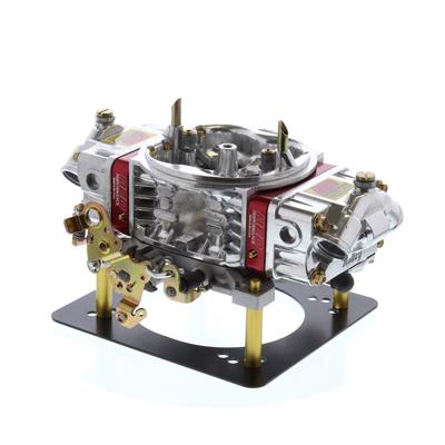 AED Performance Carburetor, HO-Series, 750 cfm, Square Bore, Dual Inlet, Silver Finish, Red - 750HPHORD