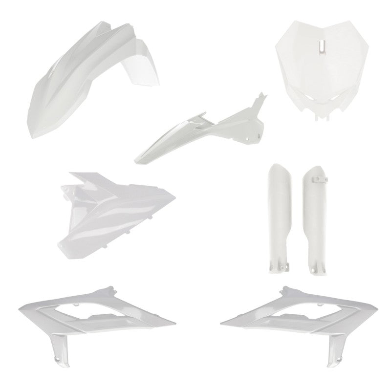 Acerbis 2023 Beta RX300/450 Full Plastic Kit - White 2979660002