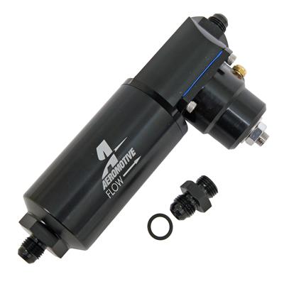 Aeromotive Fuel Pressure Regulator Filter Combo, 40-75 psi, Return Style, -6 AN Inlet/Outlet, -6 AN - 13147