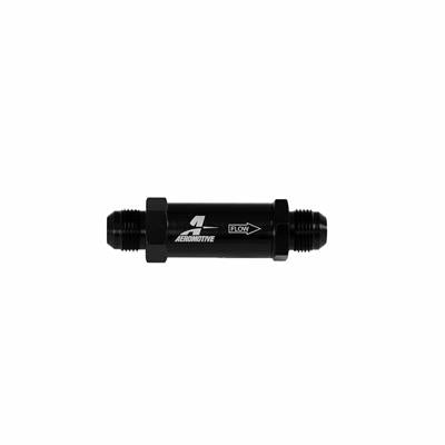 Aeromotive Check Valves, Fliud, High Flow One Way, Aluminum, Black Anodized, -10 AN Male AN, Each - 15133