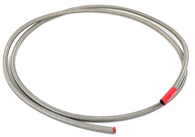 Aeromotive Hose, PTFE, Braided Stainless Steel, Natural, -6 AN, 8 ft. Length, Each - 15302