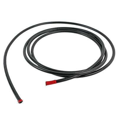 Aeromotive Hose, PTFE, Braided Stainless Steel, Black, -6 AN, 16 ft. Length, Each - 15335