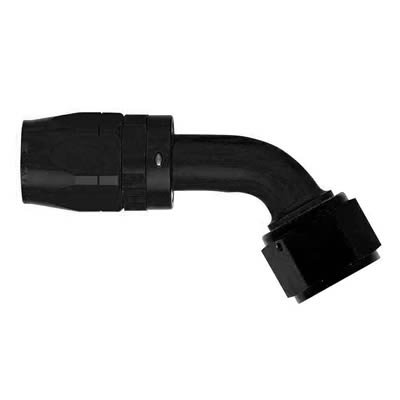 Aeroquip Fitting, Hose End, AQP Hose, 60 Degree, -12 AN Hose to Female -12 AN, Aluminum, Black, Each - FBM4485
