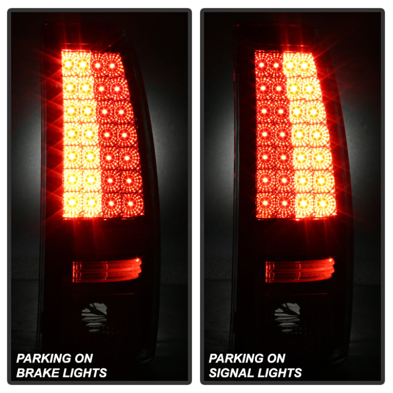 FR SPORT Spyder Chevy Silverado 1500 03-06 (Not Fit Stepside)LED Tail Lights Red Clear...