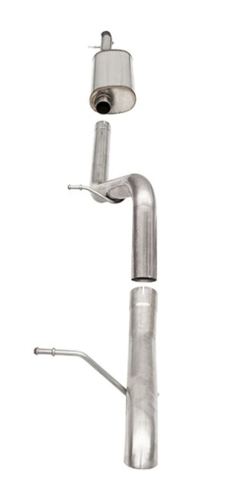 FR SPORT Corsa 12-18 Jeep Wrangler JKU 3.6L Sport 2.75in Cat-Back Exhaust w/ Turn Down Tip 21121...