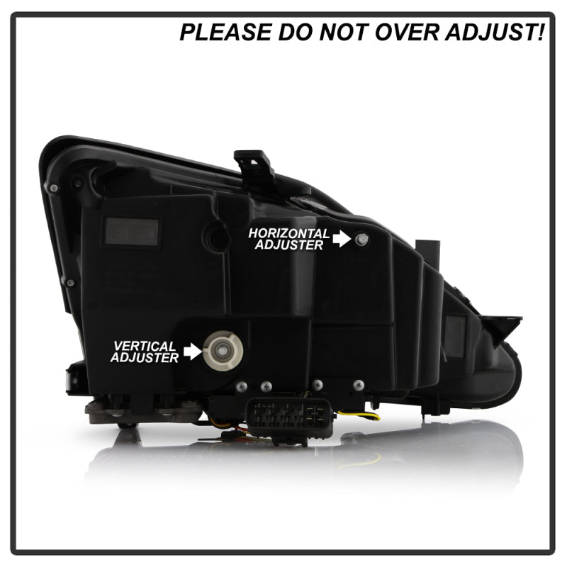 Spyder Lexus IS 250/350 06-10 Halogen Model Only High-Power LED Headlights - Black PRO-YD-LIS06AP-BK 5088246