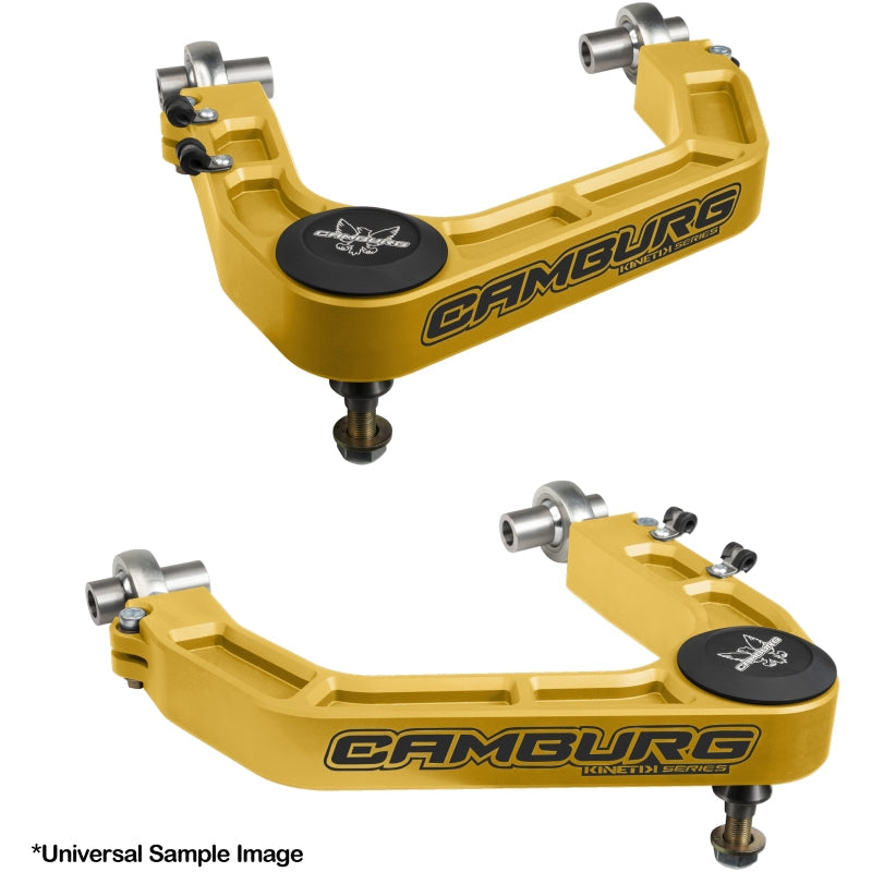 Camburg Ford Raptor 17-23 KINETIK V2 Performance Billet Uniball Upper Arms (Gold) CAM-110233-GLD
