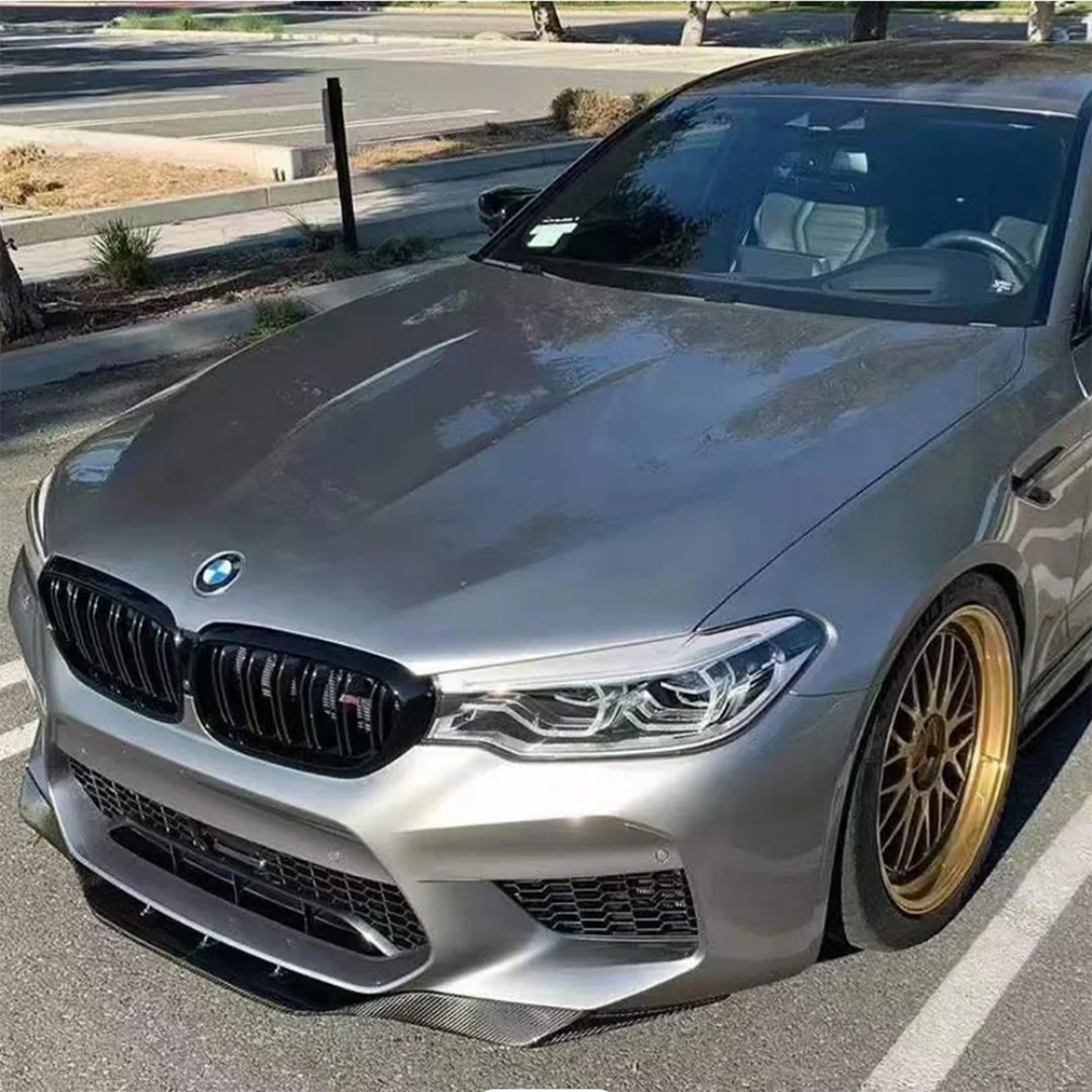 RKP Style Carbon Fiber Front Lip for BMW F90 M5