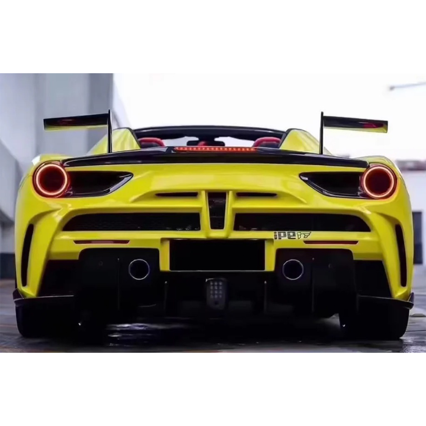 Carbon Fiber M Style Aerodynamic Full Body Kit for Ferrari 488 GTB