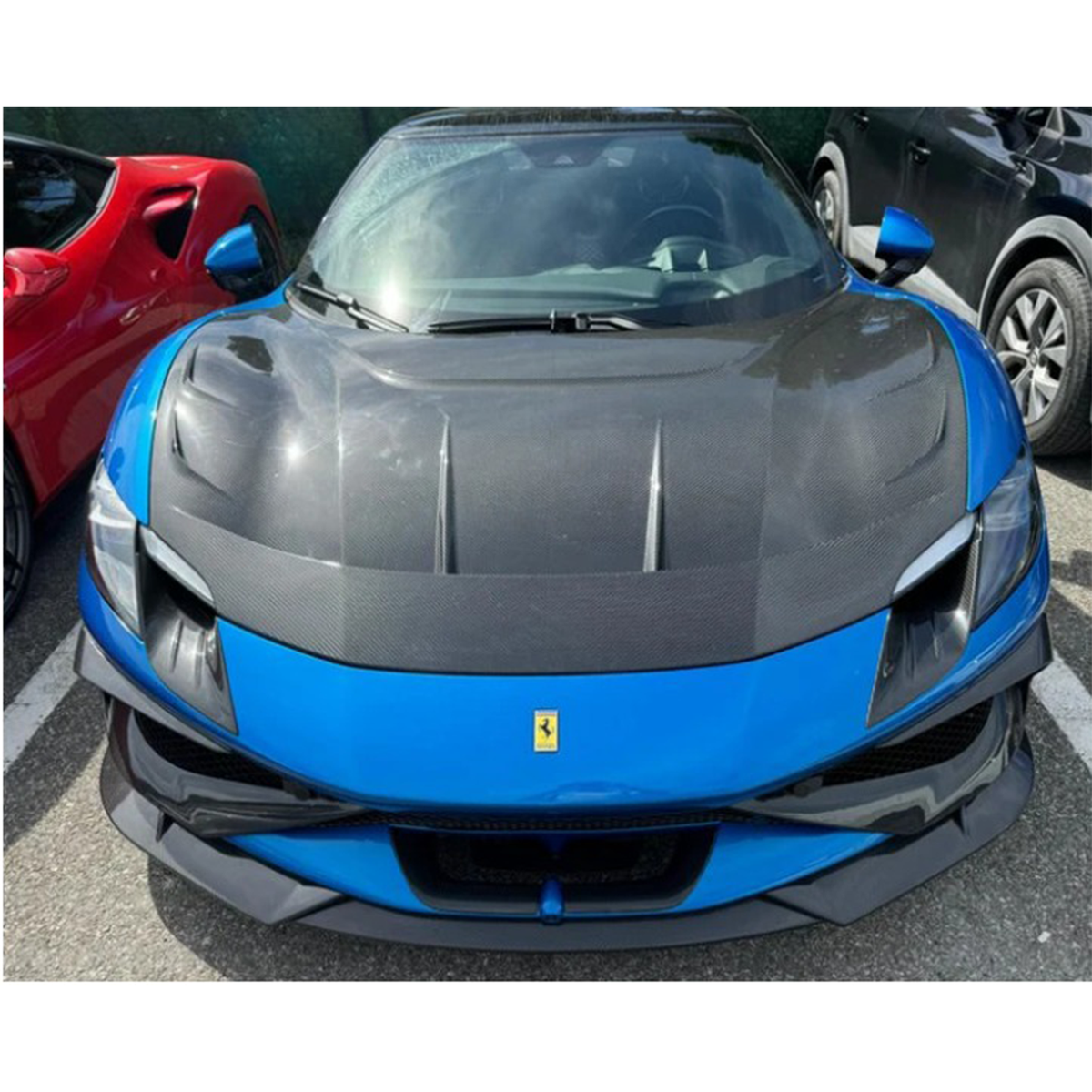 STRATEC SYSTEMS BA Style Carbon Fiber Hood Bonnet for Ferrari 296 GTB