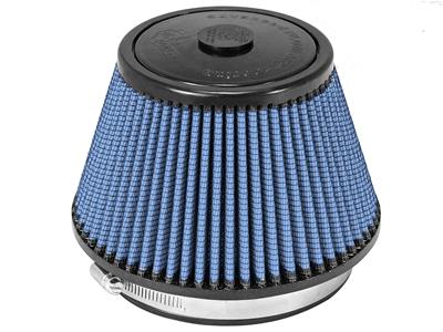 AFE Power Air Cleaner Assembly; Universal Clamp On Air Filter; Flg. ID-5.5 in. x B-7 in. x T-4.75 - 2490052