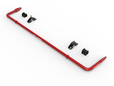 AFE Power Sway Bars, Control, Rear, Solid, 3-position, Steel, Red Powdercoated, 1.000 in. Diameter - 440304001RR