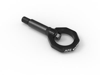 AFE Power Tow Hook, Control Series, Front Position, Steel, Black Powdercoated, BMW, Each - 450502001B