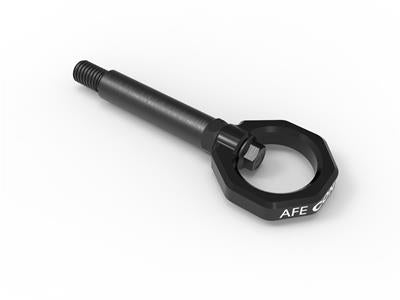 AFE Power Tow Hook, Control Series, Rear Position, Steel, Black Powdercoated, BMW, Each - 450502002B