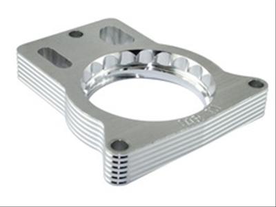 AFE Power Throttle Body Spacer, SilverBullet, Aluminum, GM, Pickup, SUV, Chevy, Small Block, Each - 4634001
