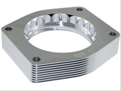 AFE Power Throttle Body Spacer, SilverBullet, Aluminum, GM, Pickup, SUV, Chevy, Small Block, Each - 4634003
