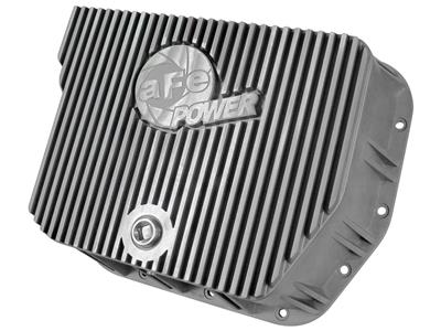 AFE Power Transmission Oil Pan, Aluminum, Natural, Deep, +3 qts. Capacity, Dodge, 46RH, 48RE, Each - 4670050