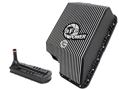 AFE Power Automatic Transmission Pan, Deep, 6.0 qt. Capacity Increase, Aluminum, Black - 46701221