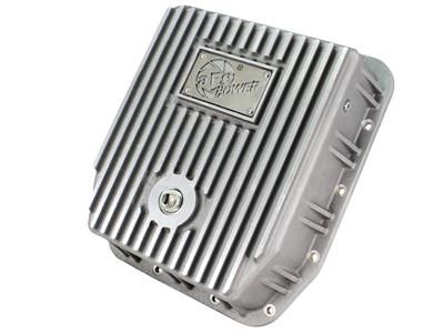 AFE Power Transmission Oil Pan, Aluminum, Natural, Deep, +2 qts. Capacity, Ford, 4R70W, AODE, Each - 4670220