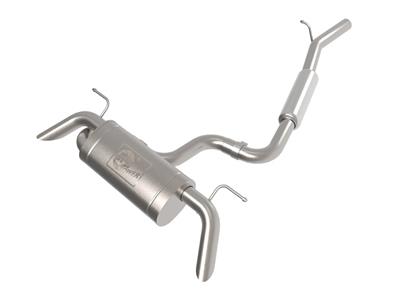 AFE Power Exhaust Systems, Mach Force XP, Cat-Back, Single In/Dual Out, 304 Stainless Steel - 49364441