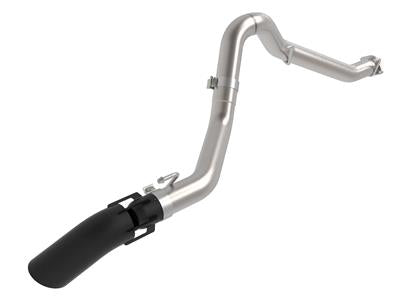 AFE Power Exhaust System, Vulcan Series, DPF-Back, Hi-Tuck, 304 Stainless Steel, Black Powdercoated - 4938094B